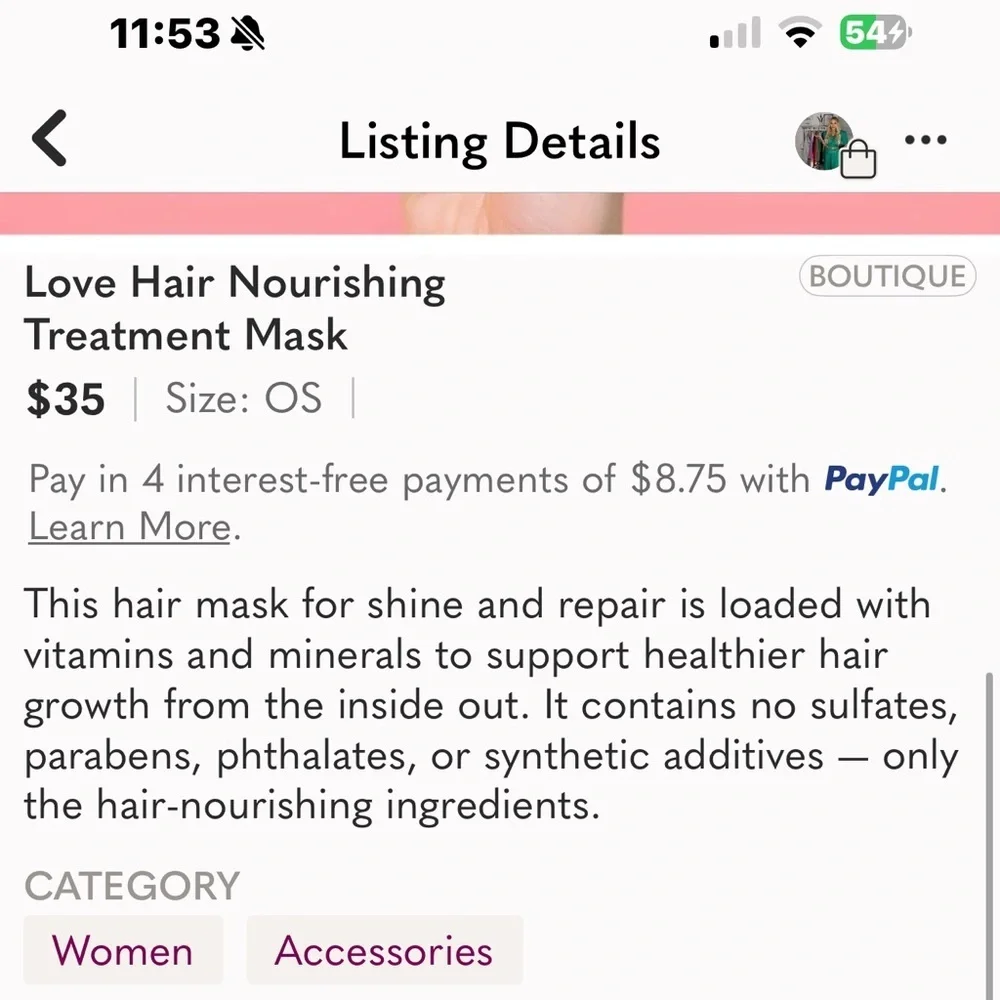 🩷Love hair nourishing mask